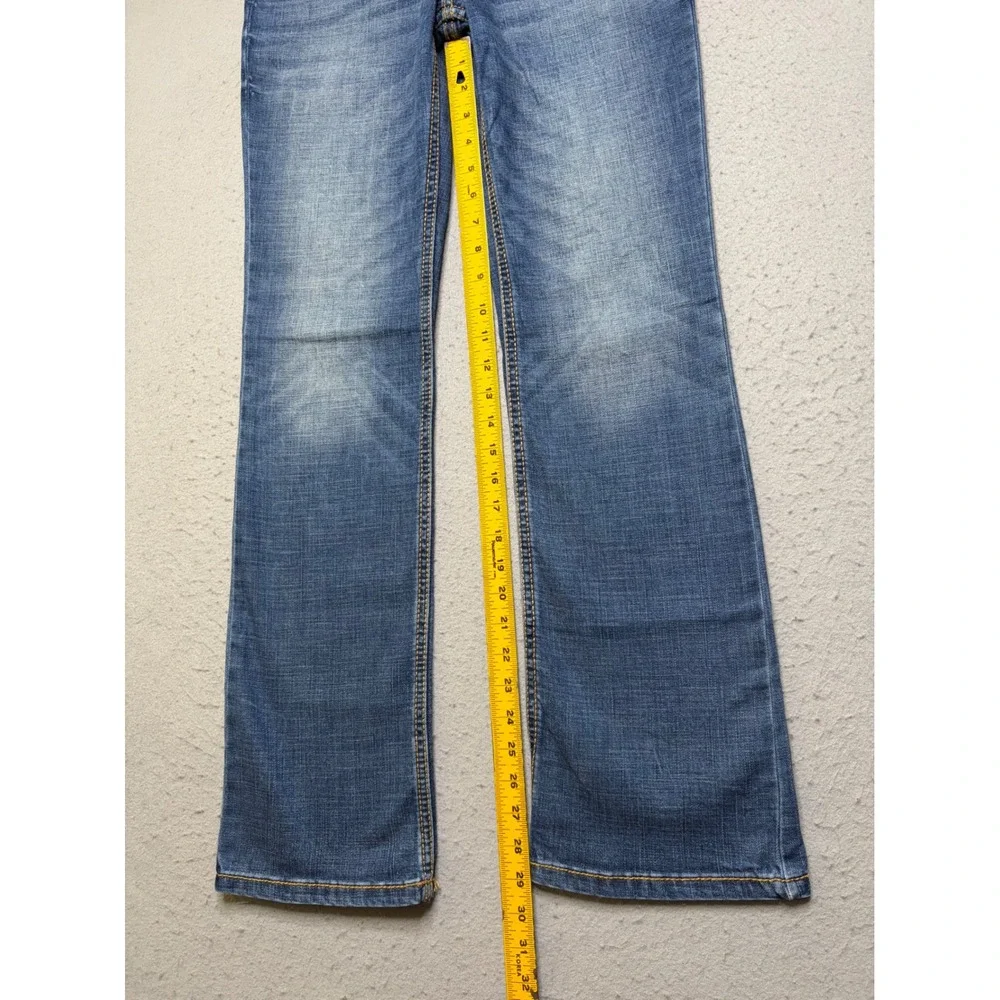 Wrangler Bootcut Jeans Kids Size 14 Blue 1009MWGMS Stretch Western Denim
